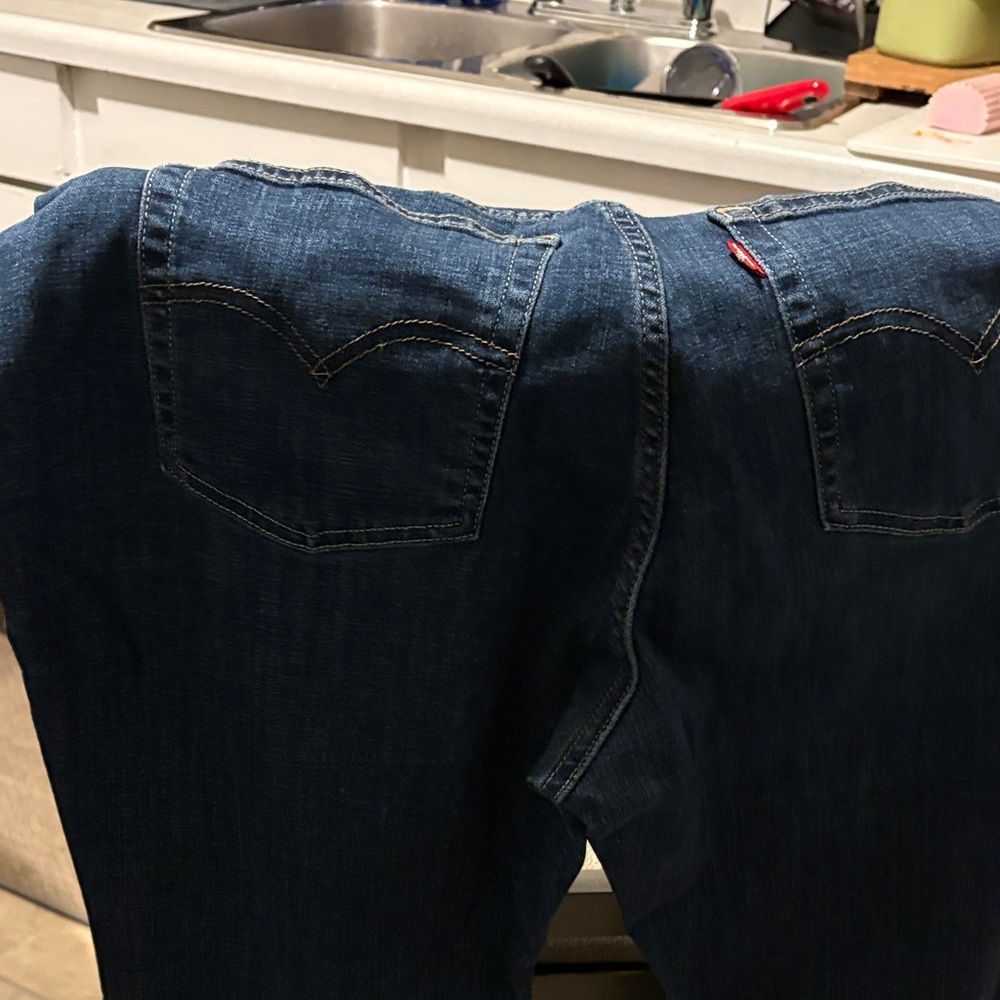 Levi's Dark Blue Boot Cut Jeans